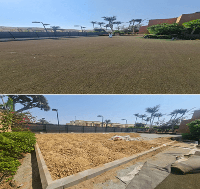 Footbal Pitch Before